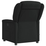 vidaXL Fotoliu electric de masaj rabatabil, negru, textil vidaXL Fotoliu electric de masaj rabatabil, negru, textil