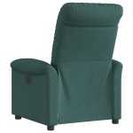 vidaXL Fotoliu rabatabil electric, verde închis, material textil vidaXL Fotoliu rabatabil electric, verde închis, material textil