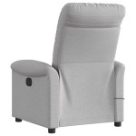 vidaXL Scaun reclinabil electric pentru masaj Cloud Grey Fabric vidaXL Scaun reclinabil electric pentru masaj Cloud Grey Fabric