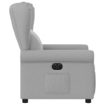 vidaXL Scaun reclinabil electric Cloud Grey Fabric vidaXL Scaun reclinabil electric Cloud Grey Fabric