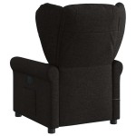 vidaXL Fotoliu electric de masaj rabatabil, negru, textil vidaXL Fotoliu electric de masaj rabatabil, negru, textil