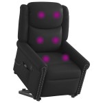 vidaXL Scaun electric pentru masaj în picioare neagră lucioasă vidaXL Scaun electric pentru masaj în picioare neagră lucioasă