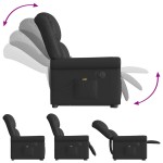 vidaXL Scaun electric pentru masaj în picioare neagră lucioasă vidaXL Scaun electric pentru masaj în picioare neagră lucioasă
