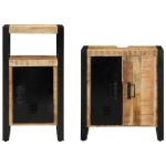 vidaXL Set de mobilier pentru baie 2 pcs Maro Lemn de mango brut vidaXL Set de mobilier pentru baie 2 pcs Maro Lemn de mango brut