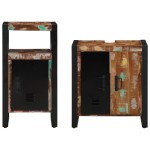 vidaXL Set de mobilier pentru baie 2 pcs Maro Lemn masiv reciclat vidaXL Set de mobilier pentru baie 2 pcs Maro Lemn masiv reciclat