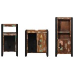 vidaXL Set de mobilier pentru baie cu raft 3 pcs Lemn recuperat solid vidaXL Set de mobilier pentru baie cu raft 3 pcs Lemn recuperat solid