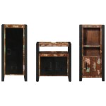 vidaXL Set de mobilier pentru baie cu raft 3 pcs Lemn recuperat solid vidaXL Set de mobilier pentru baie cu raft 3 pcs Lemn recuperat solid