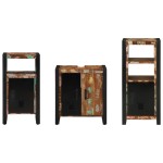 vidaXL Set de mobilier pentru baie cu raft 3 pcs Lemn recuperat solid vidaXL Set de mobilier pentru baie cu raft 3 pcs Lemn recuperat solid