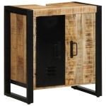 vidaXL Set de mobilier pentru baie 4 pcs Maro Lemn de mango solid vidaXL Set de mobilier pentru baie 4 pcs Maro Lemn de mango solid