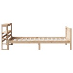 vidaXL Cadru de pat fără saltea, 75x190 cm, lemn masiv de pin