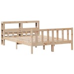 vidaXL Cadru de pat fără saltea, 120x190 cm, lemn masiv pin vidaXL Cadru de pat fără saltea, 120x190 cm, lemn masiv pin
