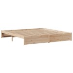 vidaXL Cadru de pat cu tăblie, 180x200 cm, lemn masiv de pin vidaXL Cadru de pat cu tăblie, 180x200 cm, lemn masiv de pin