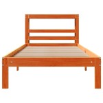 vidaXL Pat de zi fără saltea, maro ceruit, 90x200 cm, lemn masiv pin vidaXL Pat de zi fără saltea, maro ceruit, 90x200 cm, lemn masiv pin