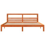vidaXL Cadru de pat fără saltea, maro ceruit 180x200 cm lemn masiv pin vidaXL Cadru de pat fără saltea, maro ceruit 180x200 cm lemn masiv pin