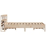 vidaXL Cadru de pat fără saltea, 75x190 cm, lemn masiv de pin