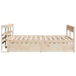 vidaXL Cadru de pat fără saltea, 120x190 cm, lemn masiv pin vidaXL Cadru de pat fără saltea, 120x190 cm, lemn masiv pin