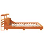 vidaXL Cadru de pat fără saltea, maro ceruit 180x200 cm lemn masiv pin vidaXL Cadru de pat fără saltea, maro ceruit 180x200 cm lemn masiv pin
