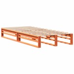 vidaXL Pat de zi fără saltea, maro ceruit, 90x200 cm, lemn masiv pin vidaXL Pat de zi fără saltea, maro ceruit, 90x200 cm, lemn masiv pin