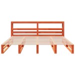 vidaXL Cadru de pat fără saltea, maro ceruit 180x200 cm lemn masiv pin vidaXL Cadru de pat fără saltea, maro ceruit 180x200 cm lemn masiv pin
