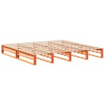 vidaXL Cadru de pat fără saltea, maro ceruit 180x200 cm lemn masiv pin vidaXL Cadru de pat fără saltea, maro ceruit 180x200 cm lemn masiv pin