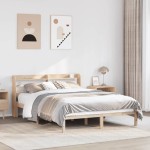 vidaXL Cadru de pat fără saltea, 120x190 cm, lemn masiv pin vidaXL Cadru de pat fără saltea, 120x190 cm, lemn masiv pin