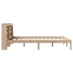 vidaXL Cadru de pat fără saltea, 120x190 cm, lemn masiv pin vidaXL Cadru de pat fără saltea, 120x190 cm, lemn masiv pin