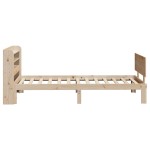 vidaXL Cadru de pat cu tăblie, 75x190 cm, lemn masiv de pin vidaXL Cadru de pat cu tăblie, 75x190 cm, lemn masiv de pin