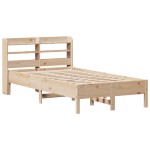 vidaXL Cadru de pat fără saltea, 75x190 cm, lemn masiv de pin