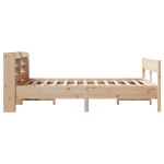 vidaXL Cadru de pat fără saltea, 140x190 cm, lemn masiv de pin vidaXL Cadru de pat fără saltea, 140x190 cm, lemn masiv de pin