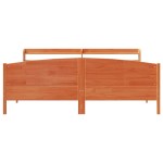 vidaXL Cadru de pat fără saltea, maro ceruit 180x200 cm lemn masiv pin vidaXL Cadru de pat fără saltea, maro ceruit 180x200 cm lemn masiv pin
