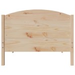 vidaXL Cadru de pat fără saltea, 75x190 cm, lemn masiv de pin