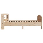 vidaXL Cadru de pat fără saltea, 75x190 cm, lemn masiv de pin