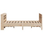 vidaXL Cadru de pat fără saltea, 120x190 cm, lemn masiv pin vidaXL Cadru de pat fără saltea, 120x190 cm, lemn masiv pin