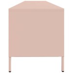 vidaXL Dulap TV, roz, 202x39x43,5 cm, oțel laminat la rece vidaXL Dulap TV, roz, 202x39x43,5 cm, oțel laminat la rece