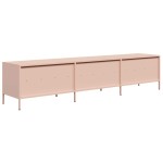 vidaXL Dulap TV, roz, 202x39x43,5 cm, oțel laminat la rece vidaXL Dulap TV, roz, 202x39x43,5 cm, oțel laminat la rece