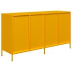 vidaXL Dulap, galben muștar, 135x39x73,5 cm, oțel laminat la rece vidaXL Dulap, galben muștar, 135x39x73,5 cm, oțel laminat la rece