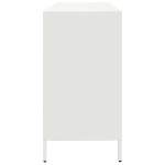 vidaXL Dulap, alb, 135x39x73,5 cm, oțel laminat la rece
