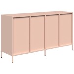 vidaXL Dulap, roz, 135x39x73,5 cm, oțel laminat la rece