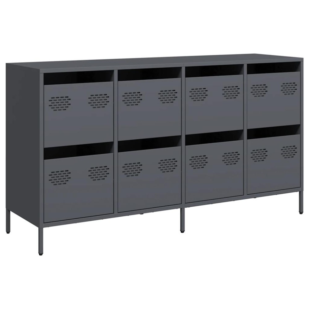 vidaXL Dulap, antracit, 135x39x73,5 cm<br />, oțel laminat la rece