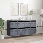 vidaXL Dulap, antracit, 135x39x73,5 cm<br />, oțel laminat la rece