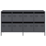 vidaXL Dulap, antracit, 135x39x73,5 cm<br />, oțel laminat la rece