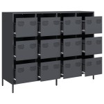 vidaXL Dulap, antracit, 135x39x103,5 cm, oțel laminat la rece vidaXL Dulap, antracit, 135x39x103,5 cm, oțel laminat la rece