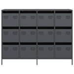 vidaXL Dulap, antracit, 135x39x103,5 cm, oțel laminat la rece vidaXL Dulap, antracit, 135x39x103,5 cm, oțel laminat la rece