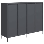 vidaXL Dulap, antracit, 135x39x103,5 cm, oțel laminat la rece vidaXL Dulap, antracit, 135x39x103,5 cm, oțel laminat la rece