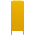 vidaXL Dulap, galben muștar, 135x39x103,5 cm, oțel laminat la rece vidaXL Dulap, galben muștar, 135x39x103,5 cm, oțel laminat la rece
