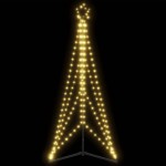 vidaXL Pom de Crăciun LED 363 LED-uri Alb Cald 182 cm vidaXL Pom de Crăciun LED 363 LED-uri Alb Cald 182 cm