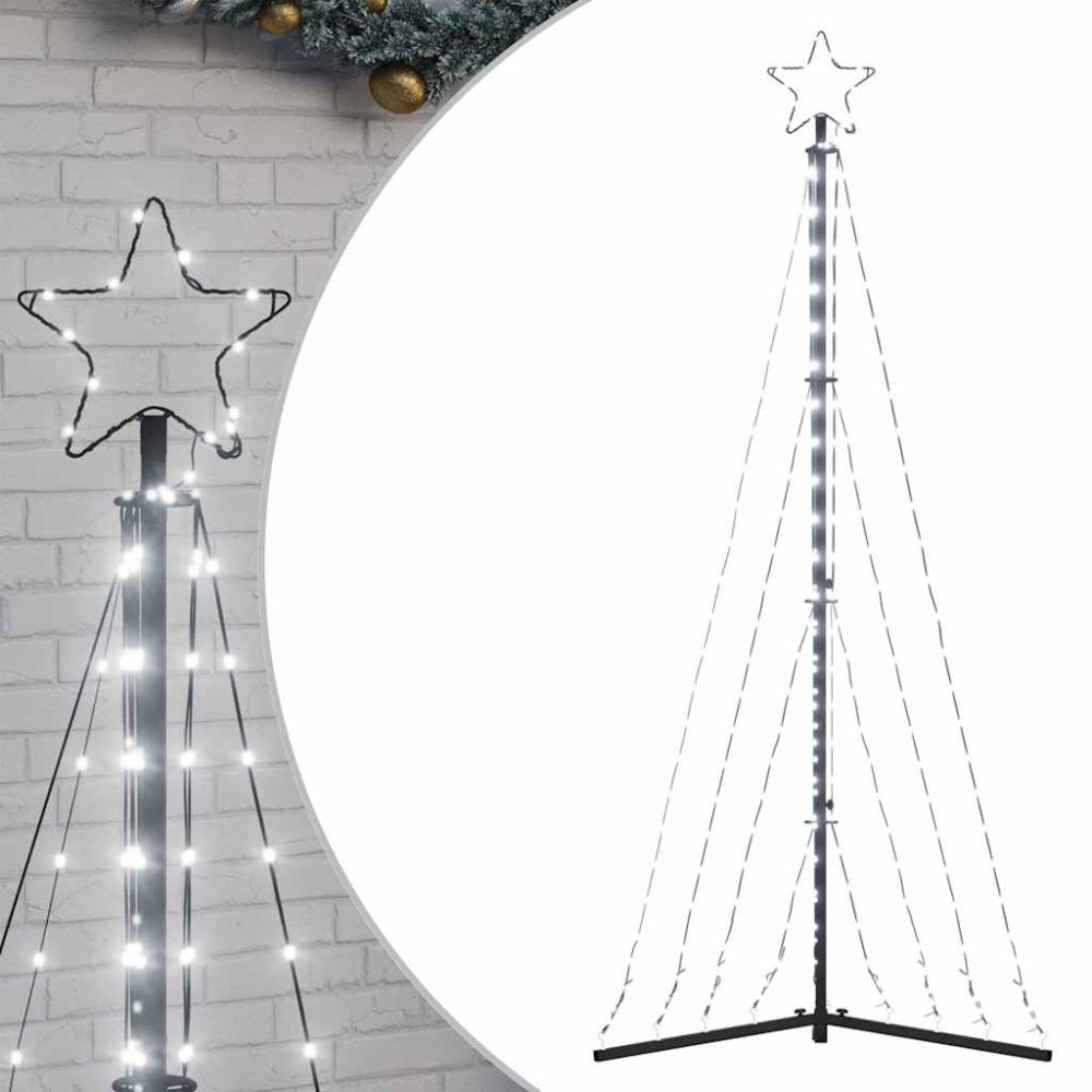 vidaXL Pom de Crăciun LED 339 LED-uri Alb Rece 182 cm