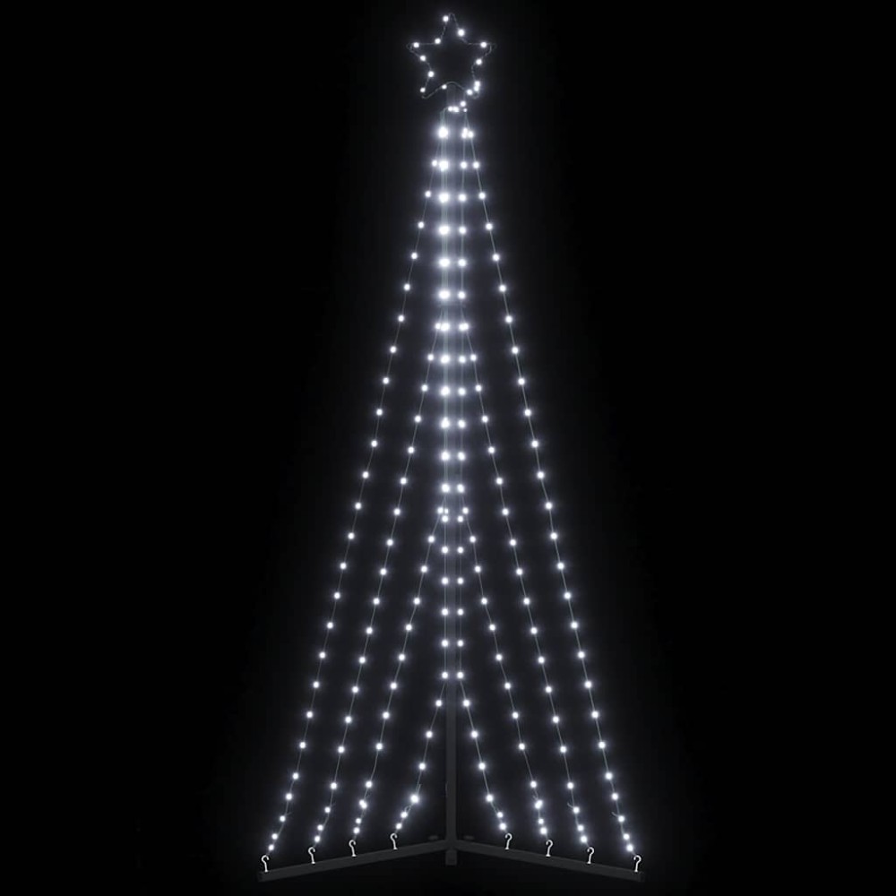 vidaXL Pom de Crăciun LED 339 LED-uri Alb Rece 182 cm