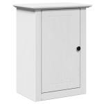 vidaXL Set mobilier baie BODO, 4 piese, alb, lemn masiv de pin vidaXL Set mobilier baie BODO, 4 piese, alb, lemn masiv de pin