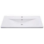 vidaXL Set mobilier de baie, 2 piese, ceramică și lemn prelucrat